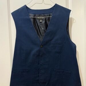 Navy Blue Men's Vest
